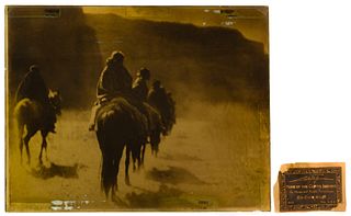 Edward Curtis (American, 1868-1952) 'The Vanishing Race' Orotone Print
