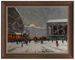P. Mak (Canadian, b.1958) Oil on Canvas