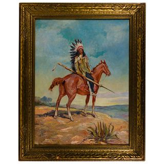 (After) Frederic Remington (American, 1861-1909) Oil on Canvas