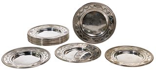 Dominick & Haff Sterling Silver Dessert Plate Collection