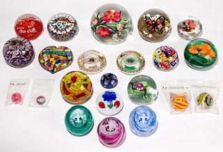 American Paperweight and Marble Assortment