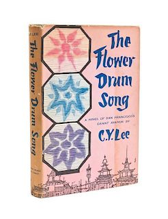 LEE, C.Y. The Flower Drum Song. New York, (1957). Signed, inscribed by the author and cast of the production. w/ playbill, sheet