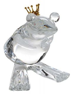 Steuben "Frog Prince" by Lloyd Atkins