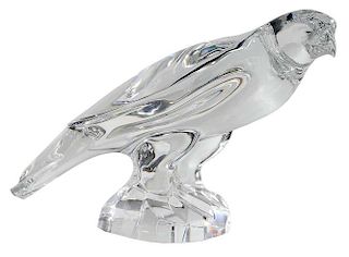 Monumental Baccarat Crystal Falcon