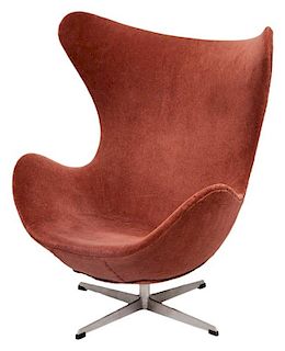 Arne Jacobsen Upholstered Egg Chair