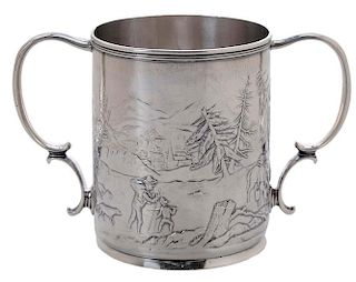 Tiffany Two-Handled Sterling Cup