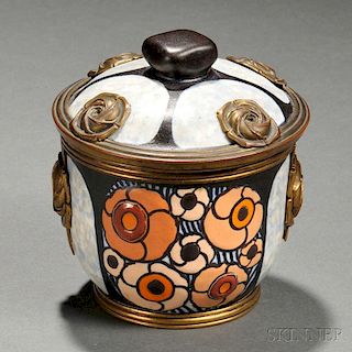 Louis Dage (1878-1963) Art Deco Covered Jar