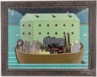 Shigeo Okumura, oil on canvas Noah's Ark