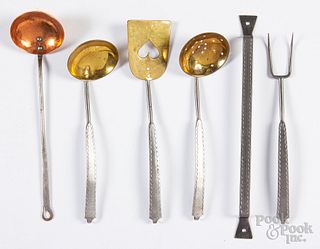 Set of four Tom Loose utensils