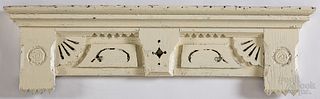 Painted mantelpiece, 19th c.