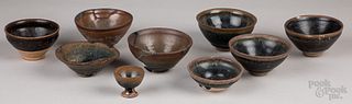 Chinese Song style pottery bowls.