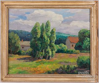 E. Loretta Ballard impressionist landscape