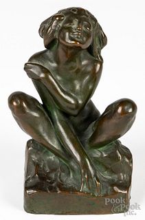 Roman Bronze Works of a nude woman