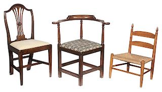 Group of Three Period Chairs