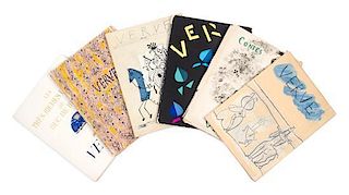 VERVE MAGAZINE. A group of six vols. Paris, 1940-1951.