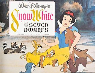 (CHILDREN'S. DISNEY) Walt Disney's Snow White and the Seven Dwarfs. Chicago and NY, 1978. Limited, w/orig. serigraphs