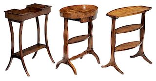 Three Antique Occasional Tables