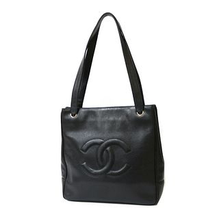CHANEL Shoulder Bag Black Women's Leather