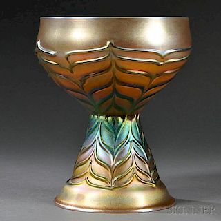 Iridescent Art Glass Vessel