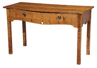 Chippendale Style Maple Writing Table