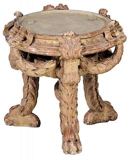 Louis XVI Style Carved and Gilt Wood