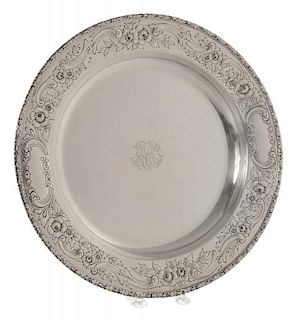 Reed & Barton Sterling Round Tray