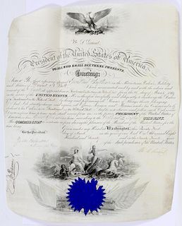 PRESIDENT ULYSSES S. GRANT SIGNED PROCLAMATION