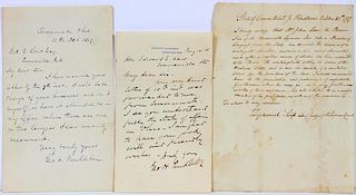 HAND WRITTEN DEEDS, LAND GRANTS AND LEGAL DOCUMENTS