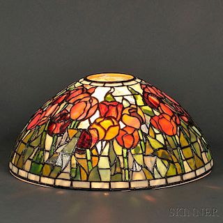 Mosaic Glass Shade in the Style of Tiffany