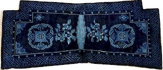CHINESE HAND WOVEN WOOL HORSE COVER C1880