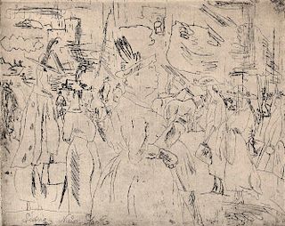 Jules Pascin (French, 1885-1930)      Seeing New York