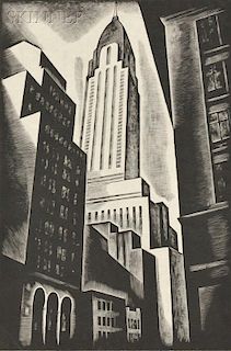 Howard Norton Cook (American, 1901-1980)      Chrysler Building