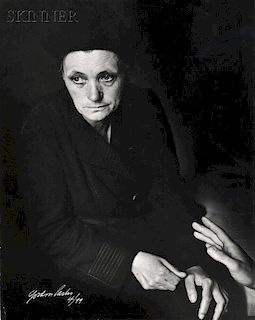 Gordon Parks (American, 1912-2006)      Mademoiselle Victoire Desno, Unemployed Old French Domestic, Paris