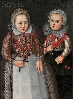 Dutch School, 17th Century      Portrait of Two Sisters