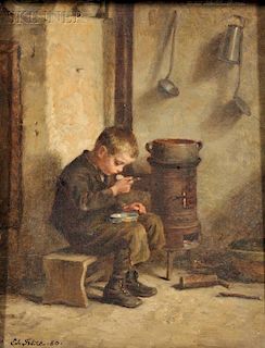 Pierre Édouard Frère (French, 1819-1886)      A Pot of Porridge