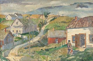 Jonas Lie (American, 1880-1940)      Seaside Village