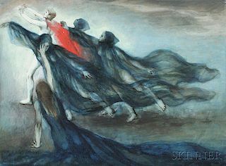Pavel Tchelitchew (Russian/American, 1898-1957)      Group of Dancers in a Scene from L'Errante