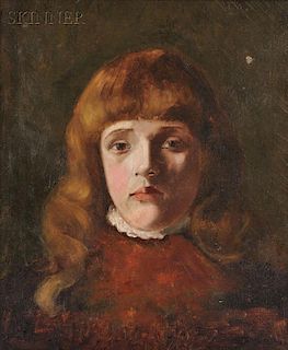 Attributed to Frank Duveneck (American, 1848-1919)      Study in Browns