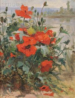 George Jules Ernest Binet (French, 1865-1949)      Les Croquelicots