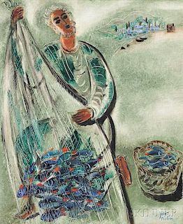 Reuven Rubin (Israeli, 1893-1974)      Fisherman