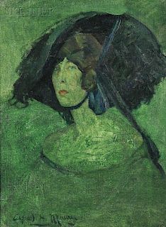 Alfred Maurer (American, 1868-1932)      Green Lady