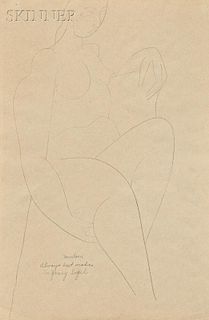 Louise Berlianwsky Nevelson (1899-1988)      Woman Figure Study