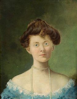 Carducius Plantagenet Ream, (American, 1837-1917), Portrait of a Woman