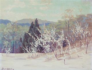 Frank Virgil Dudley, (American, 1868-1957), Spring Landscape