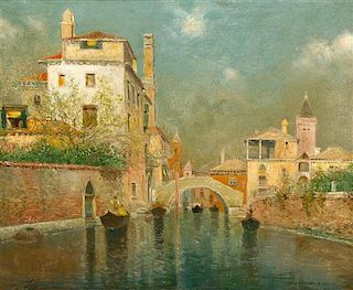 Henry Pember Smith, (American, 1854-1907), Venice Scene