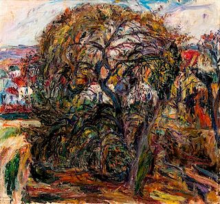Abraham Manievich, (American/Russian, 1883-1942), Autumn Landscape, 1937