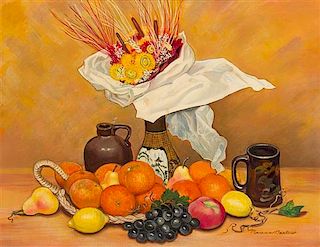 Macena Alberta Barton, (American, 1901–1986), Still Life with Fruit
