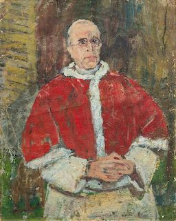 Gabriel Spat, (American, 1890-1967), Pope Pius XII