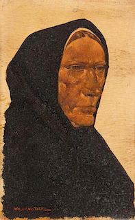 * Willem van den Berg, (Dutch, 1886-1970), Portrait of a Woman