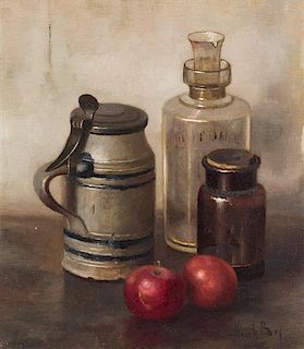 Henk Bos, (Dutch, 1901-1979), Still Life with Apples